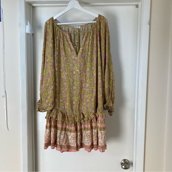 Spell & The Gypsy Collective Dahlia Tunic Floral Print Dress Size Medium - Picture 8 of 14